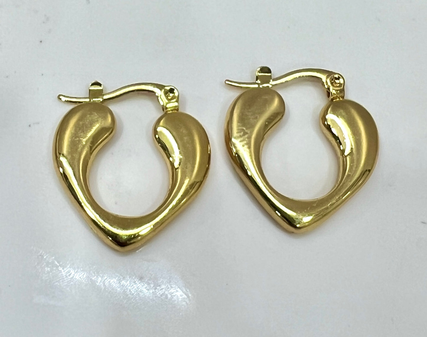 Heart Style Hoops