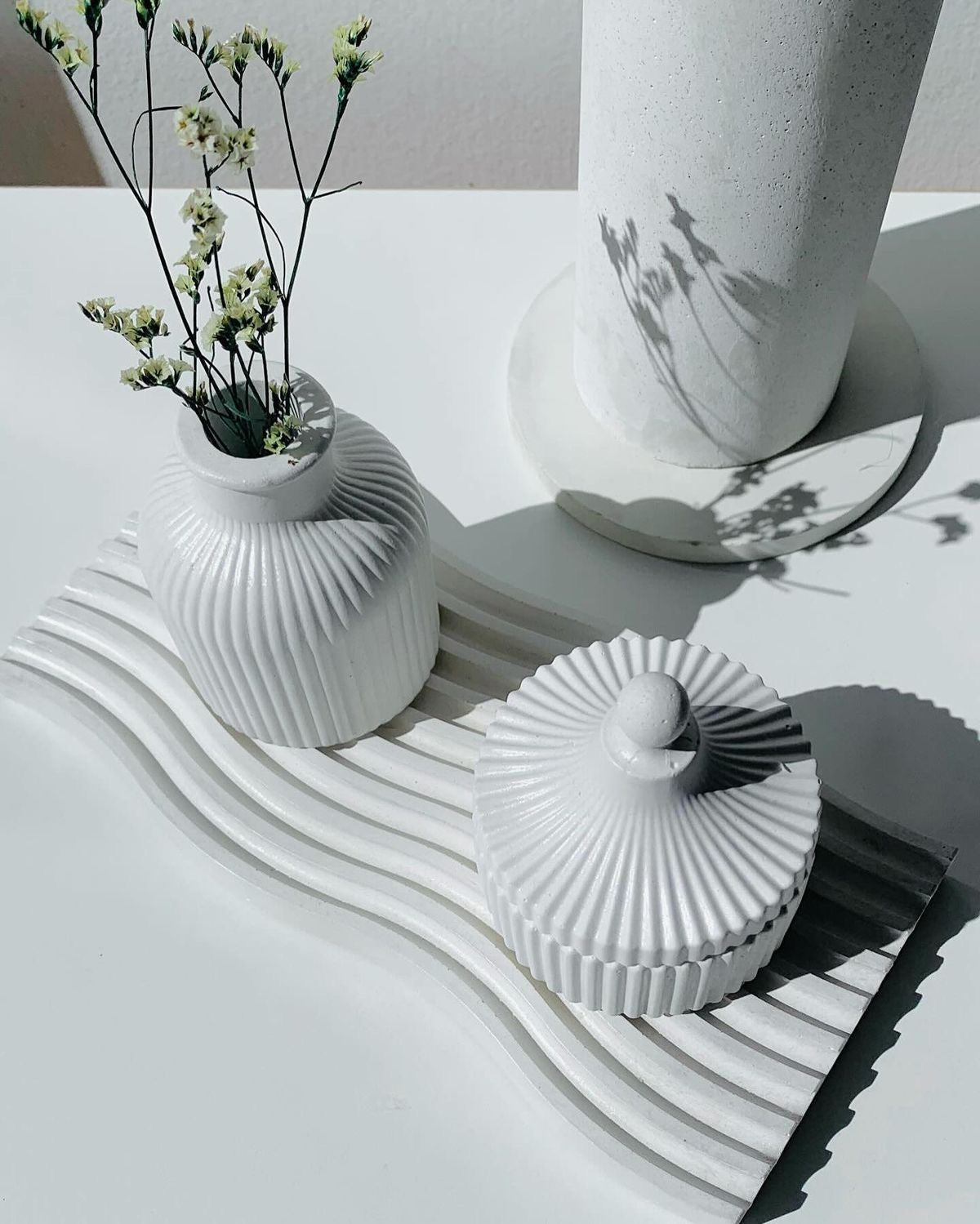 Trinket Wave Tray Decor Gift Set