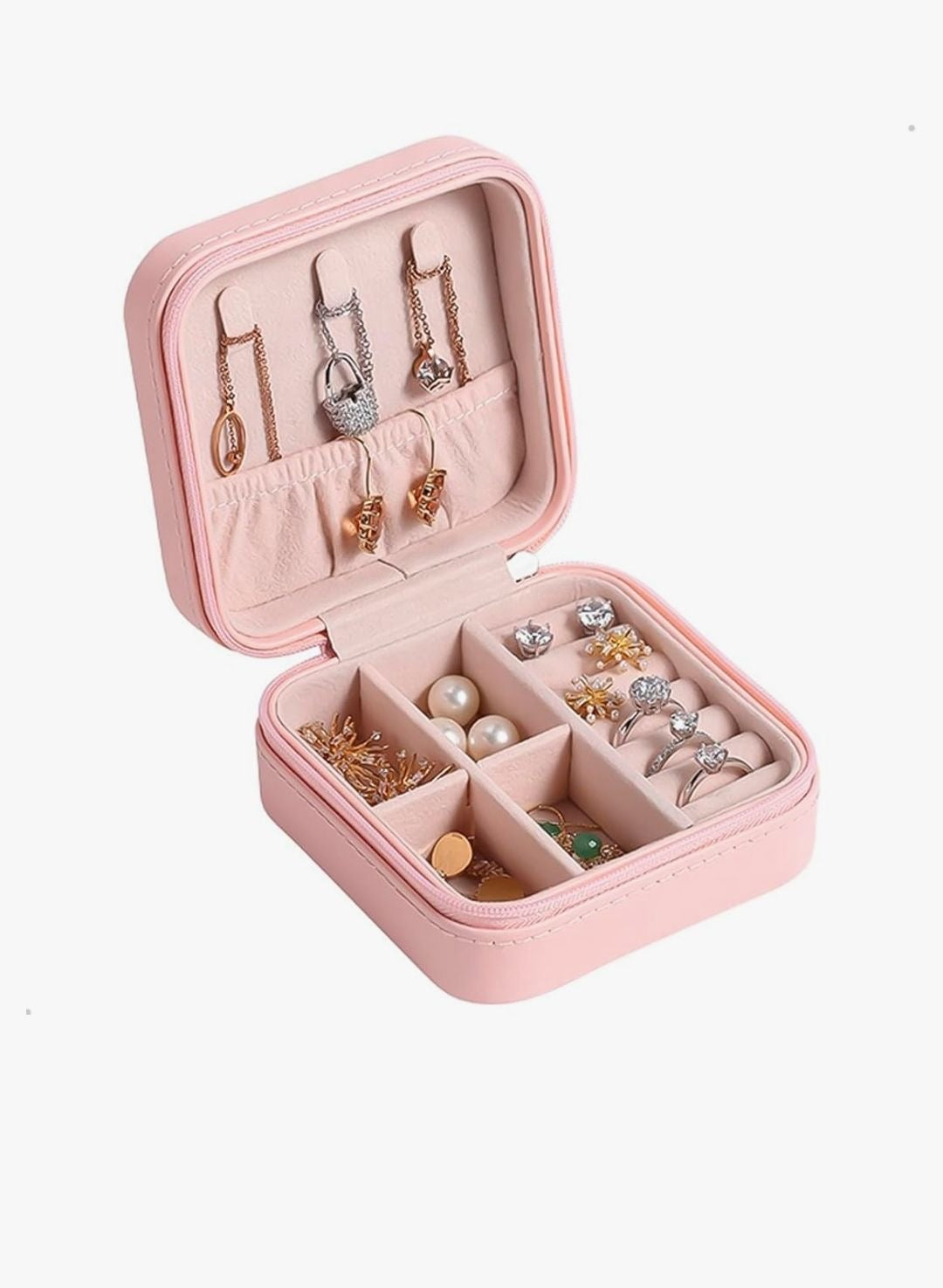 Mini Travel Jewelry Organizer Box