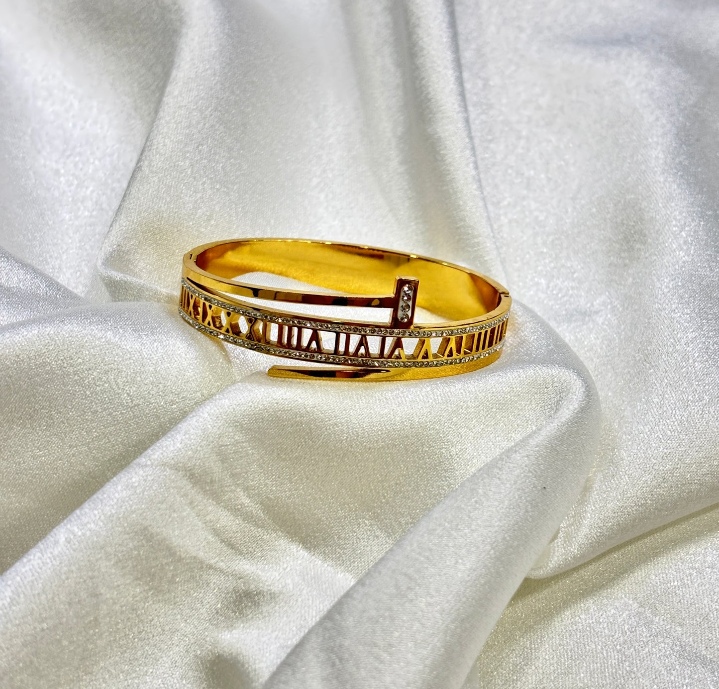 Nail Roman Cuff Bracelet