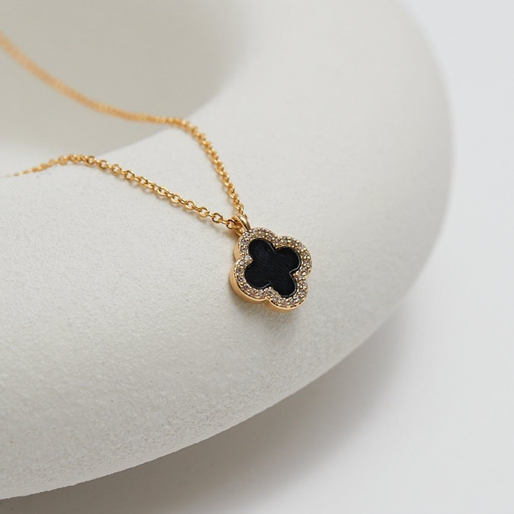 Reversible Clover Necklace
