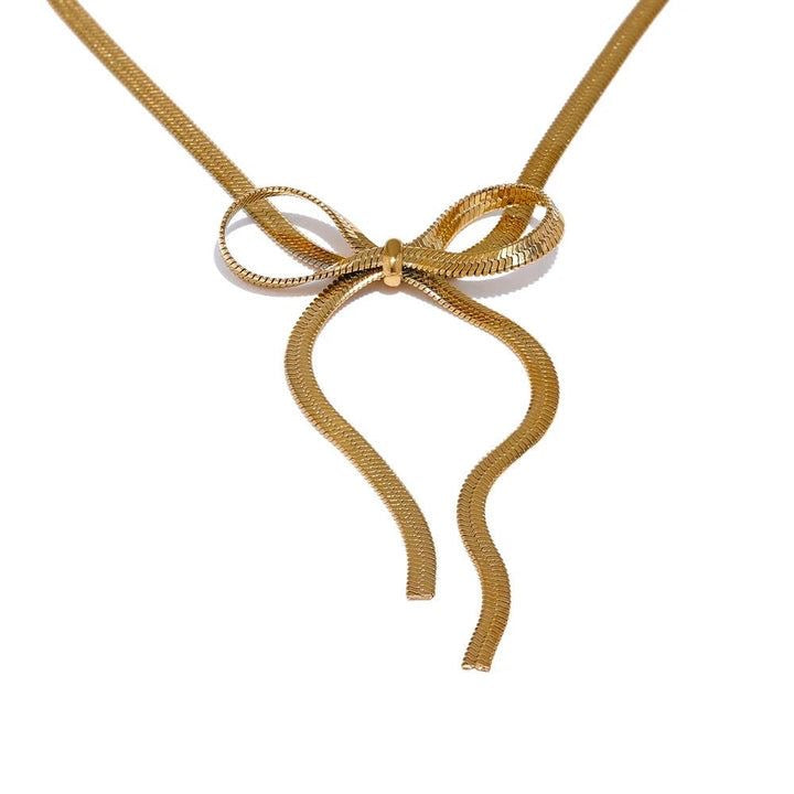 Elegant Bow Necklace