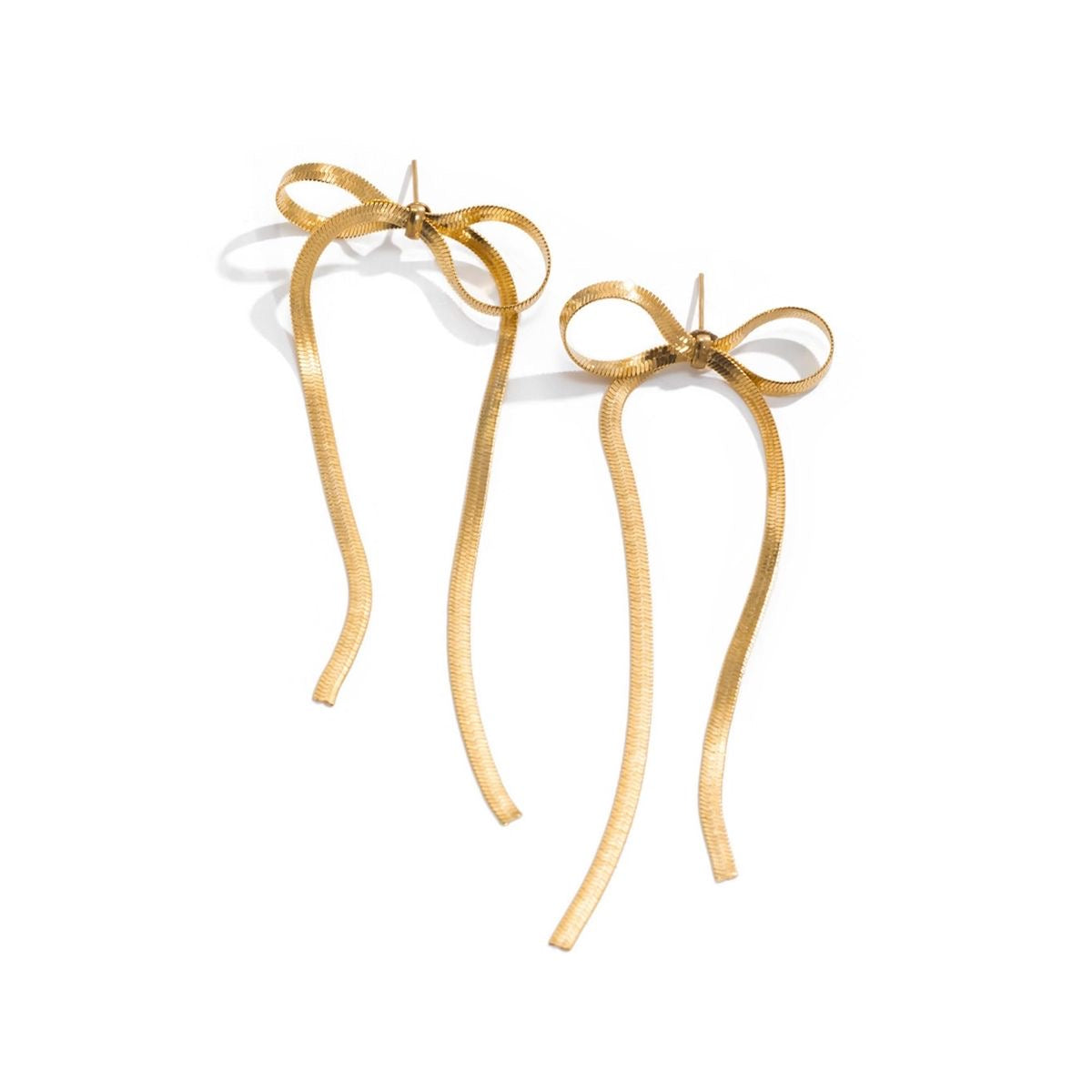 Bow Drop Dangle Earrings