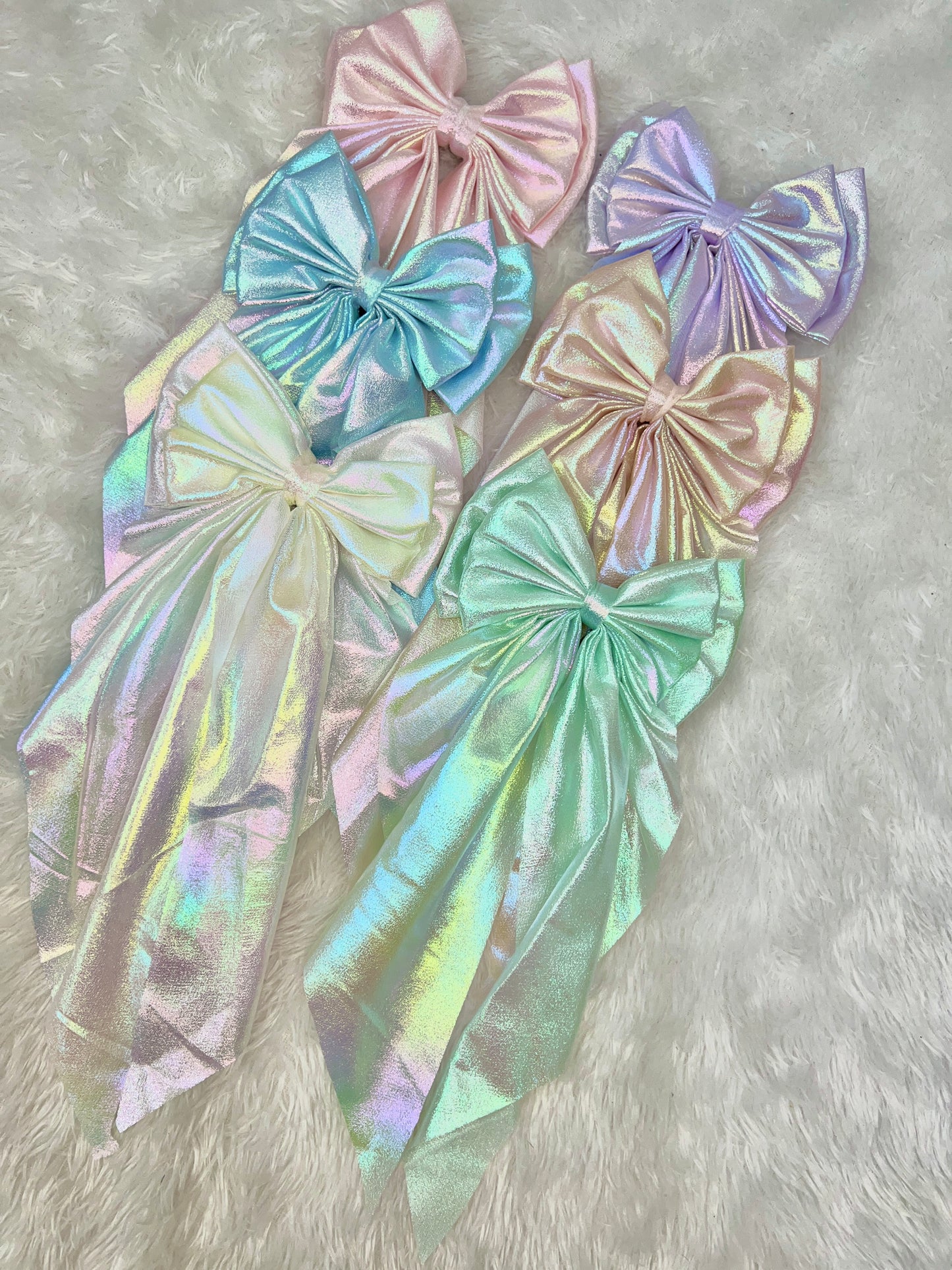 Fairytale French~ Long Tale Bow Clip