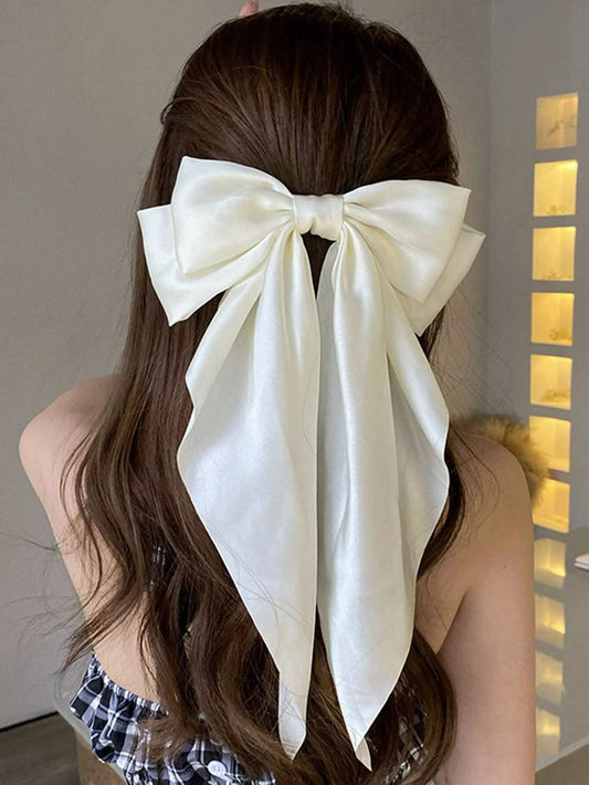 Fairytale French~ Long Tale Bow Clip