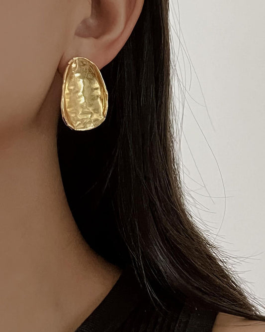 Thumb Textured Earrings
