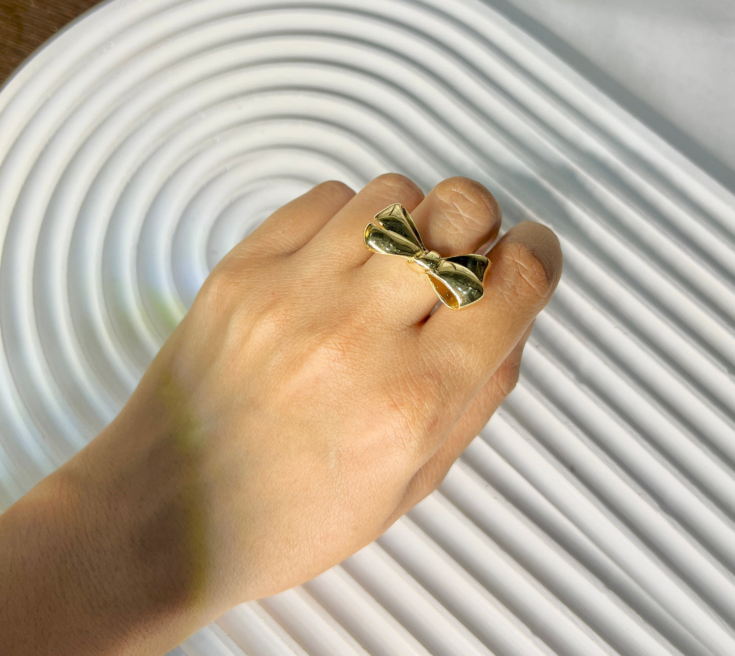 Chunky Bow Ring