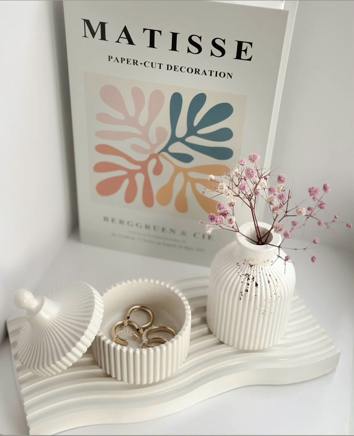 Trinket Wave Tray Decor Gift Set