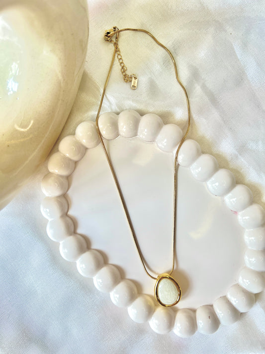 Teardrop Stone Necklace