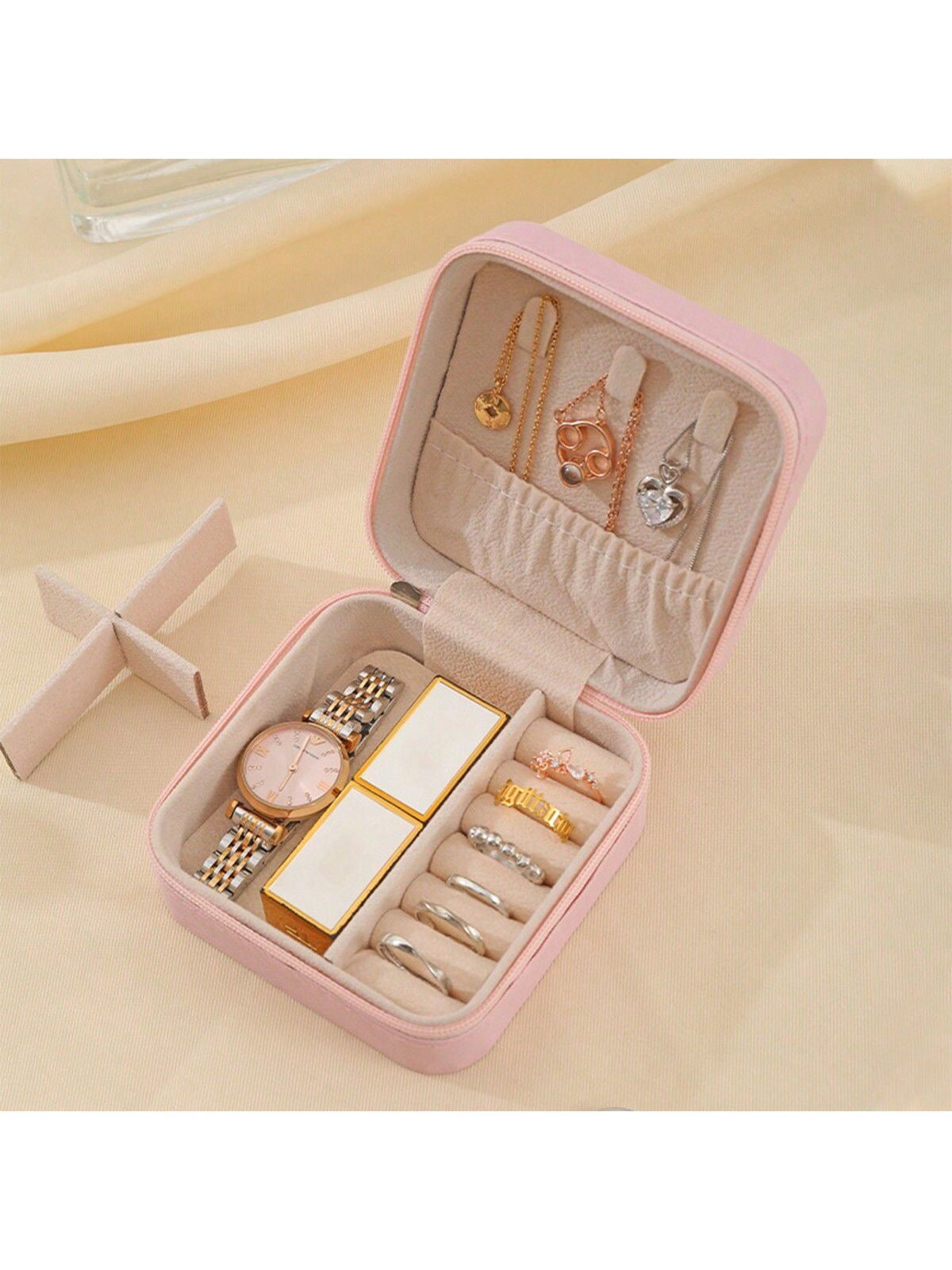 Mini Travel Jewelry Organizer Box