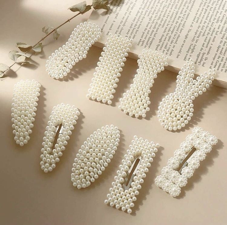 Faux Pearl Hair Clip (3 Pcs)