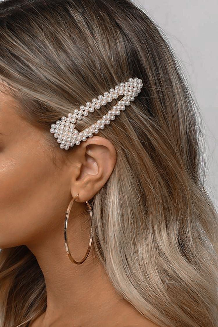 Faux Pearl Hair Clip (3 Pcs)