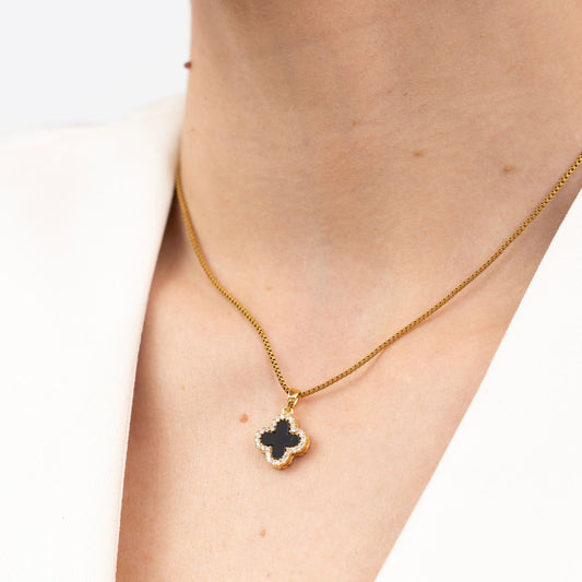 Reversible Clover Necklace