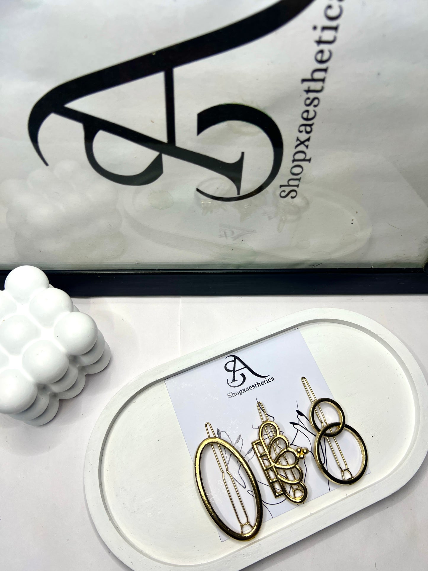 Metal Minimalist Hair Barrette (3 Pcs)