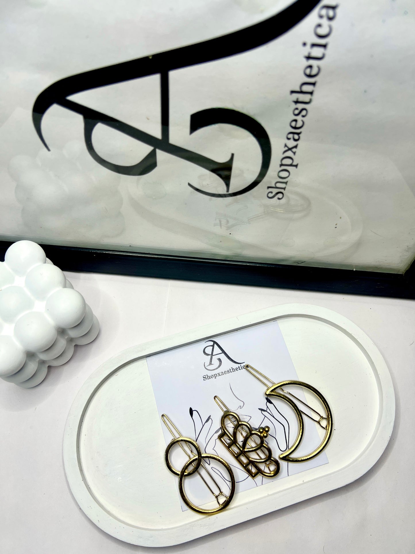 Metal Minimalist Hair Barrette (3 Pcs)