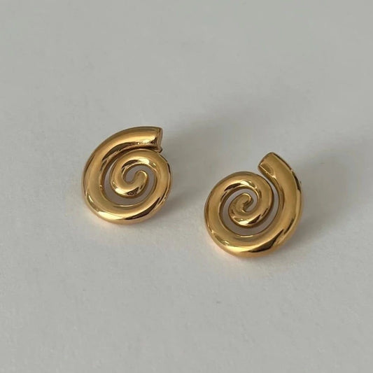 Spiral Small Stud Earrings