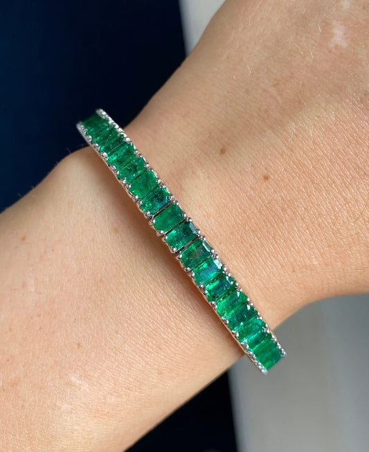 Emerald Tennis Bracelet
