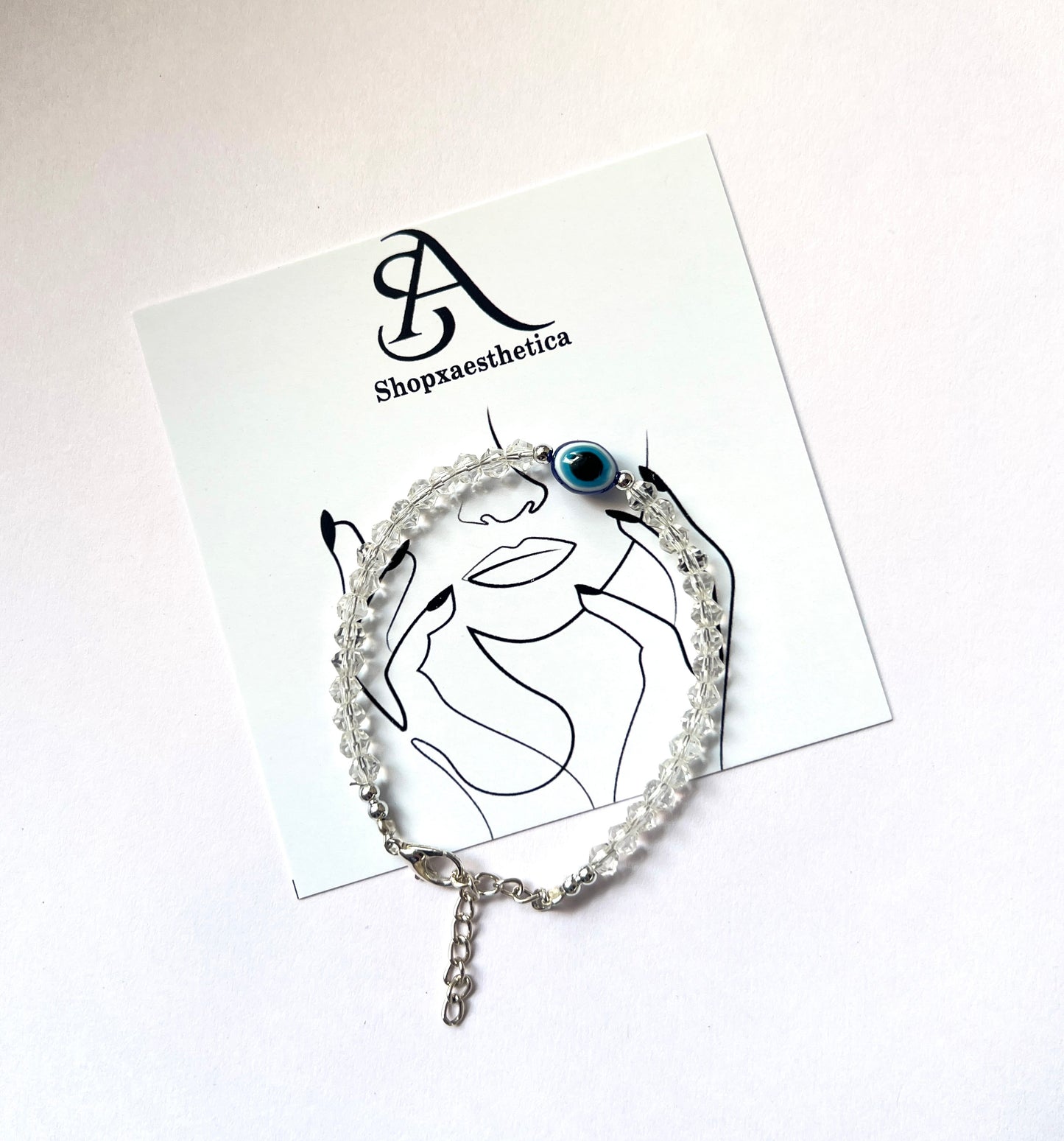 Minimalist Evil Eye Bracelet