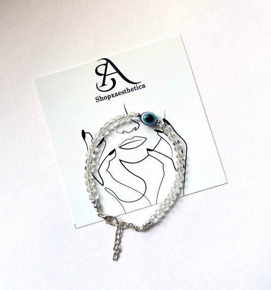 Minimalist Evil Eye Bracelet