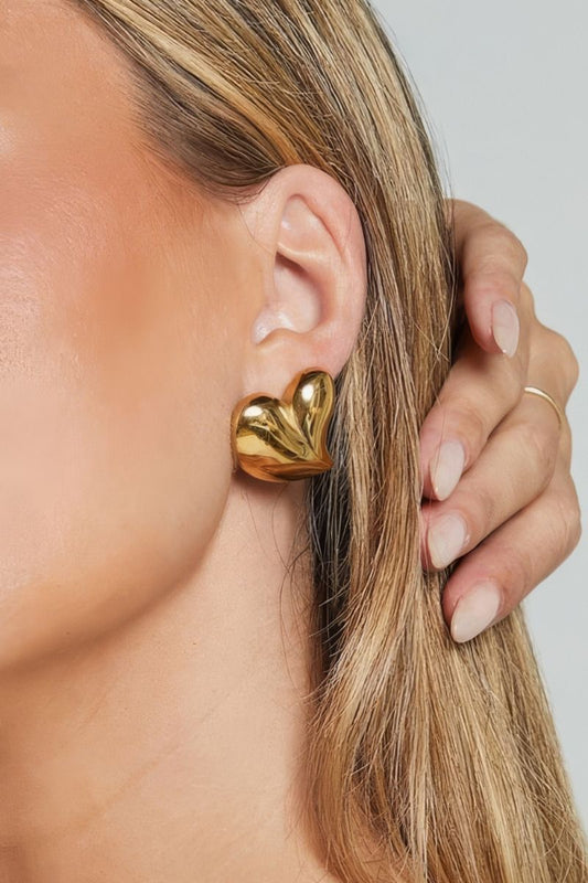 Uneven Hearts Earrings