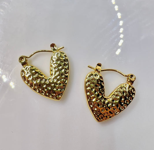 Chunky Heart Earrings